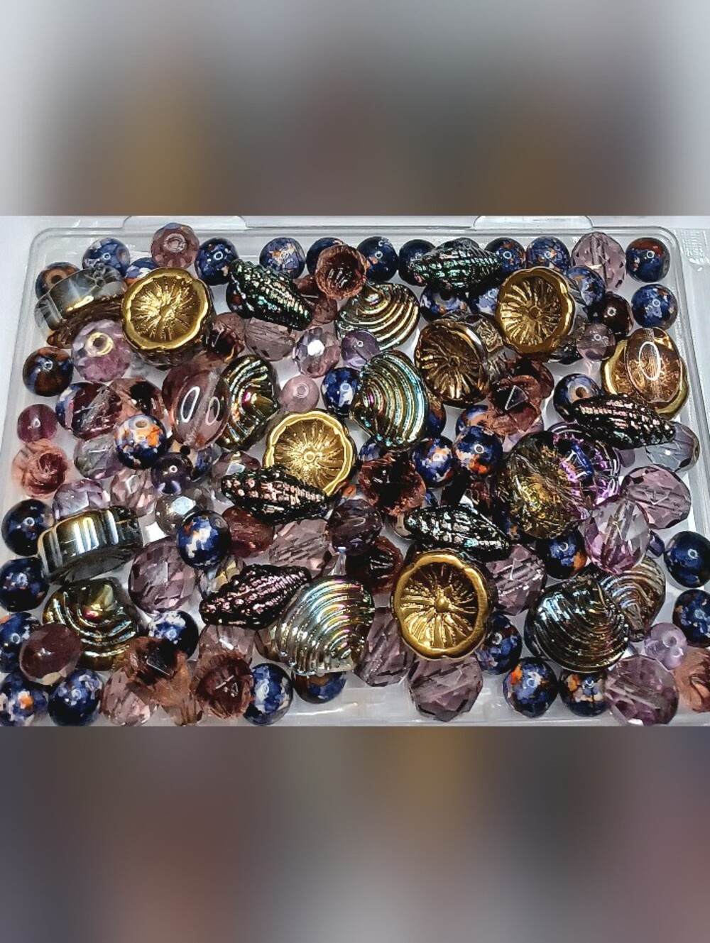 Glass Bead mix ocean theme jewelry making
